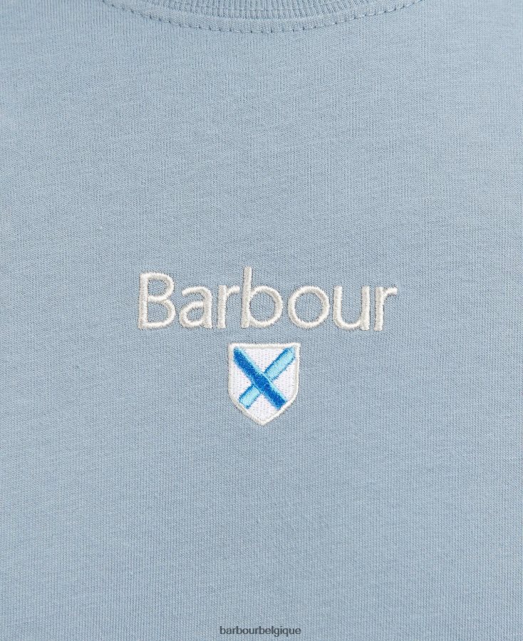 vêtements Barbour t-shirt à logo marine classique Hommes T2L6ZP950