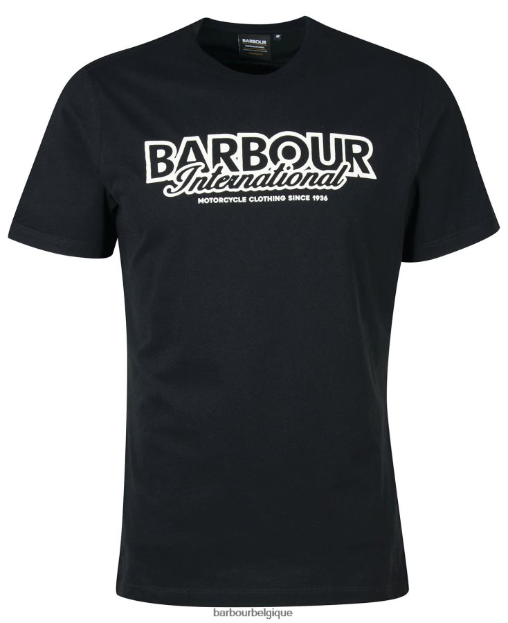 vêtements Barbour t-shirt à logo murmure blanc Hommes T2L6ZP867