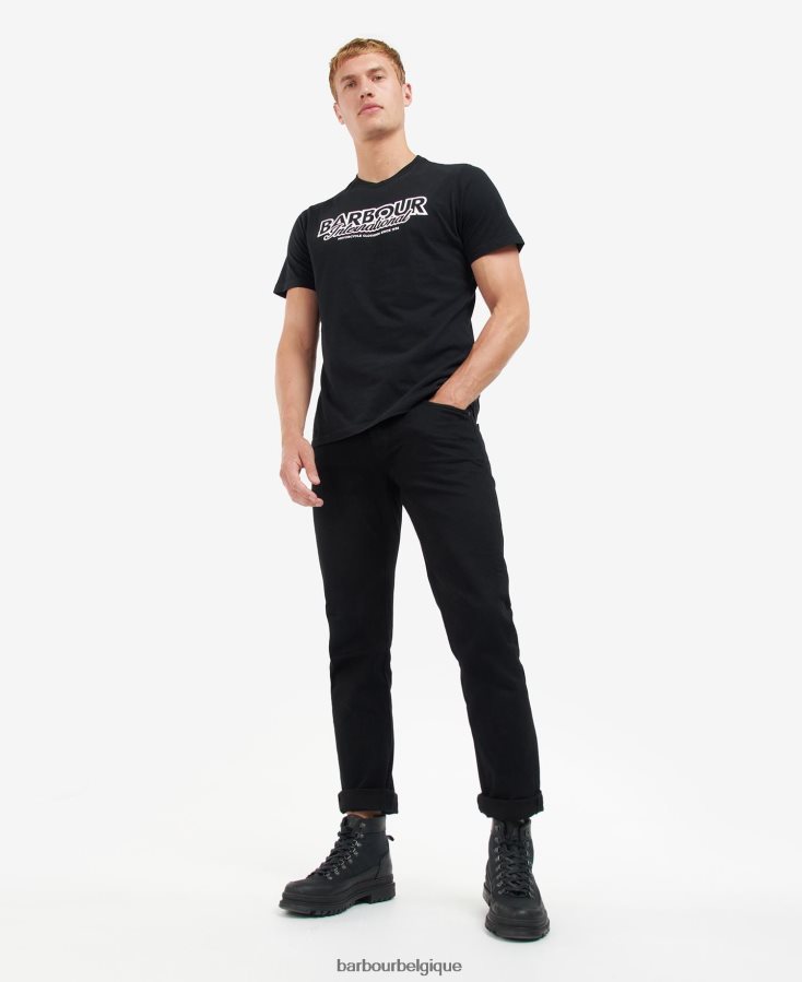 vêtements Barbour t-shirt à logo murmure blanc Hommes T2L6ZP867