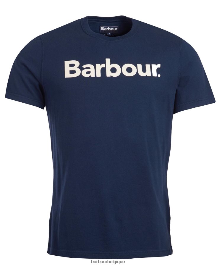 vêtements Barbour t-shirt à logo nouvelle marine Hommes T2L6ZP768