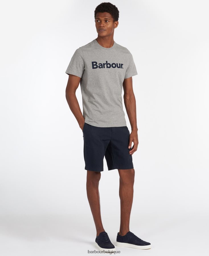 vêtements Barbour t-shirt à logo nouvelle marine Hommes T2L6ZP779
