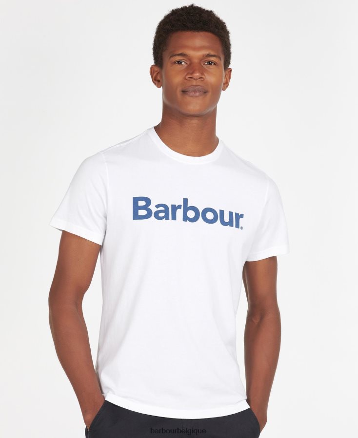 vêtements Barbour t-shirt à logo nouvelle marine Hommes T2L6ZP790