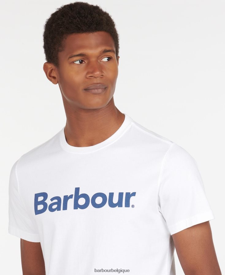 vêtements Barbour t-shirt à logo nouvelle marine Hommes T2L6ZP790