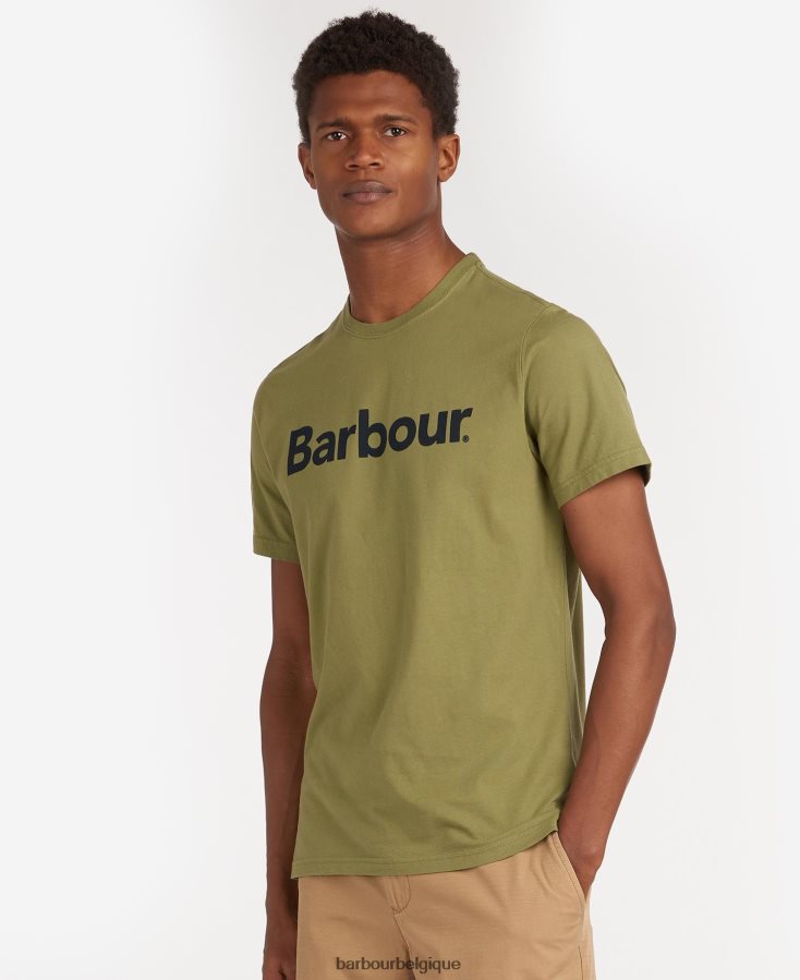 vêtements Barbour t-shirt à logo nouvelle marine Hommes T2L6ZP822