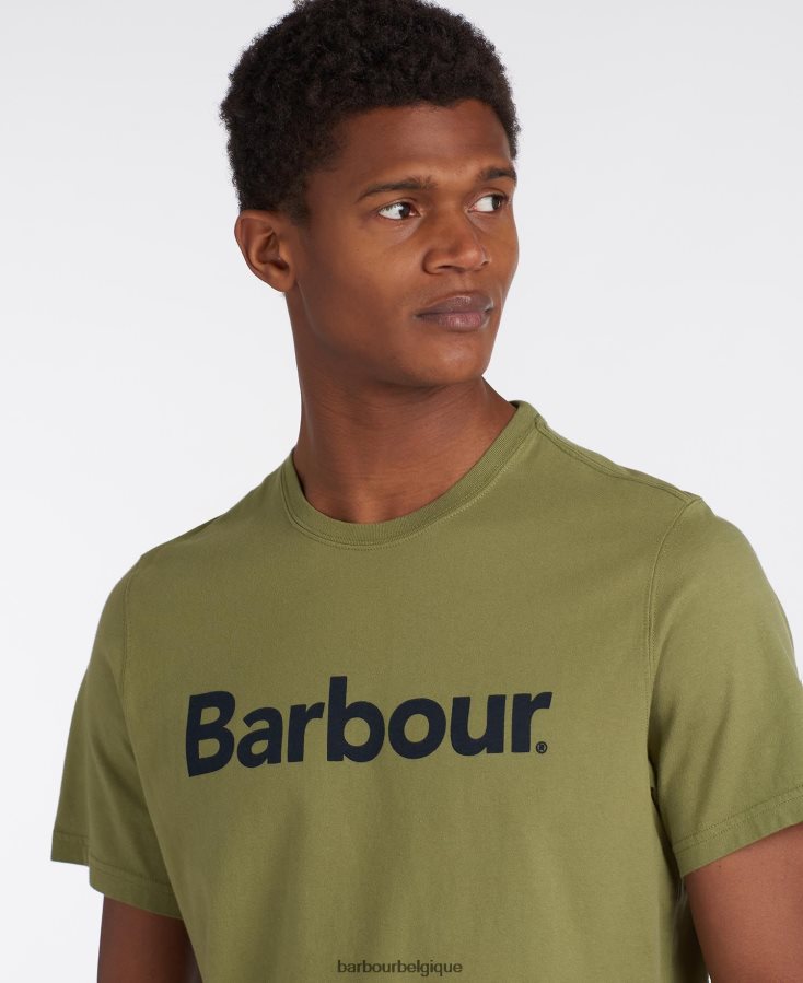 vêtements Barbour t-shirt à logo nouvelle marine Hommes T2L6ZP822