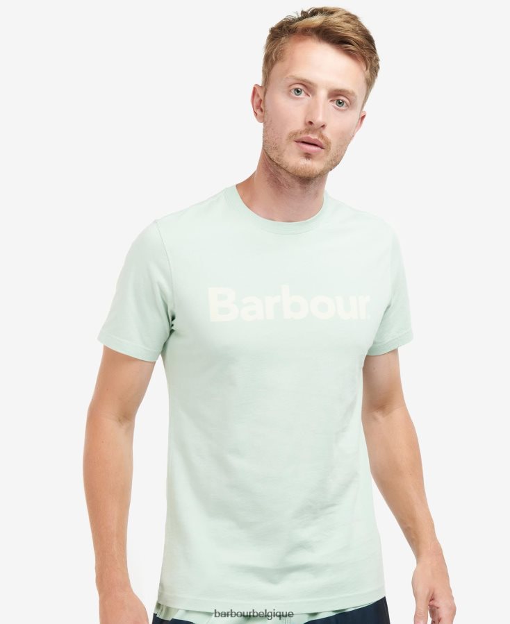 vêtements Barbour t-shirt à logo sel rose Hommes T2L6ZP837