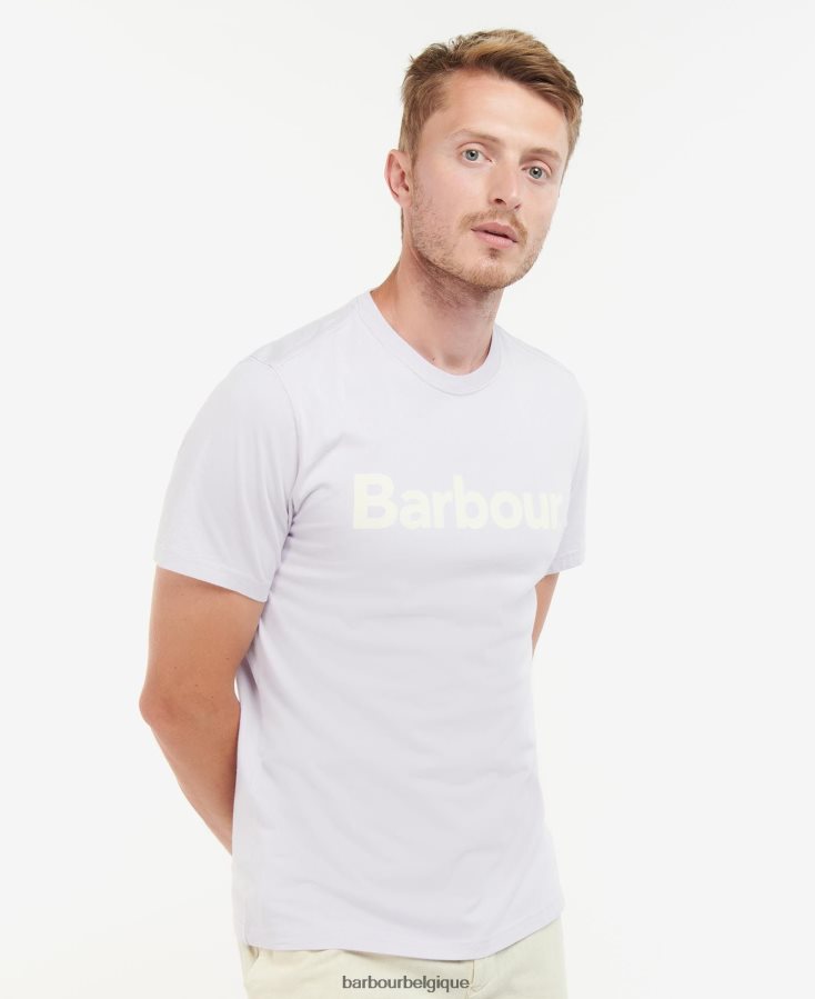 vêtements Barbour t-shirt à logo sel rose Hommes T2L6ZP959