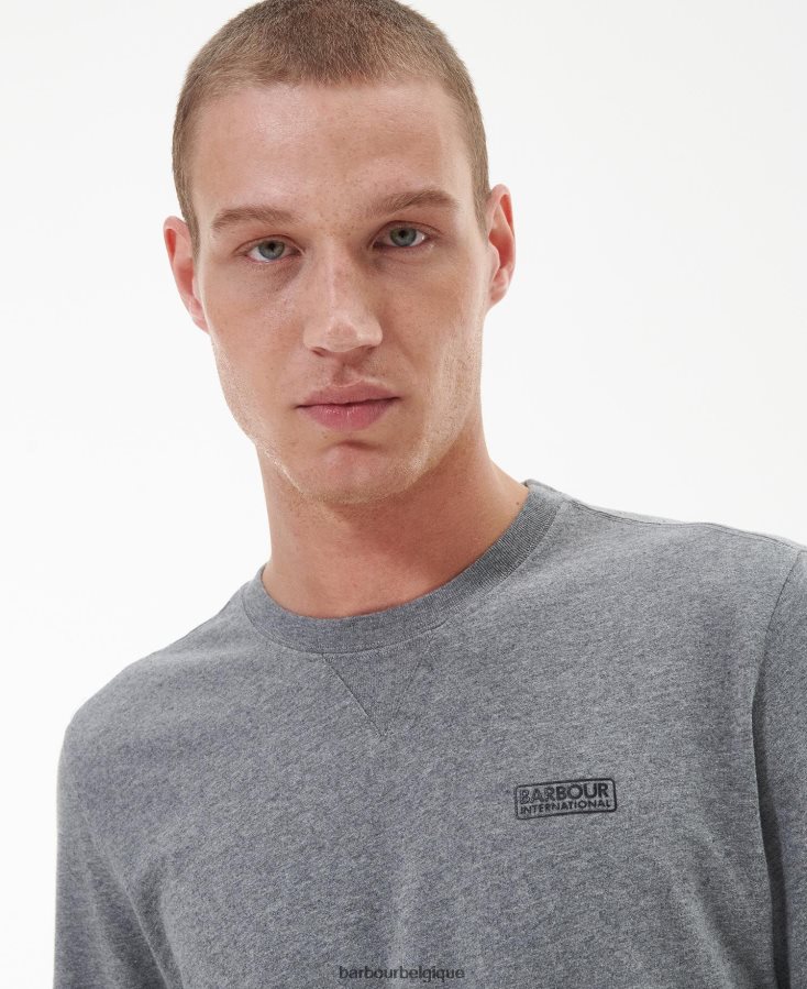 vêtements Barbour t-shirt à manches longues noir Hommes T2L6ZP899