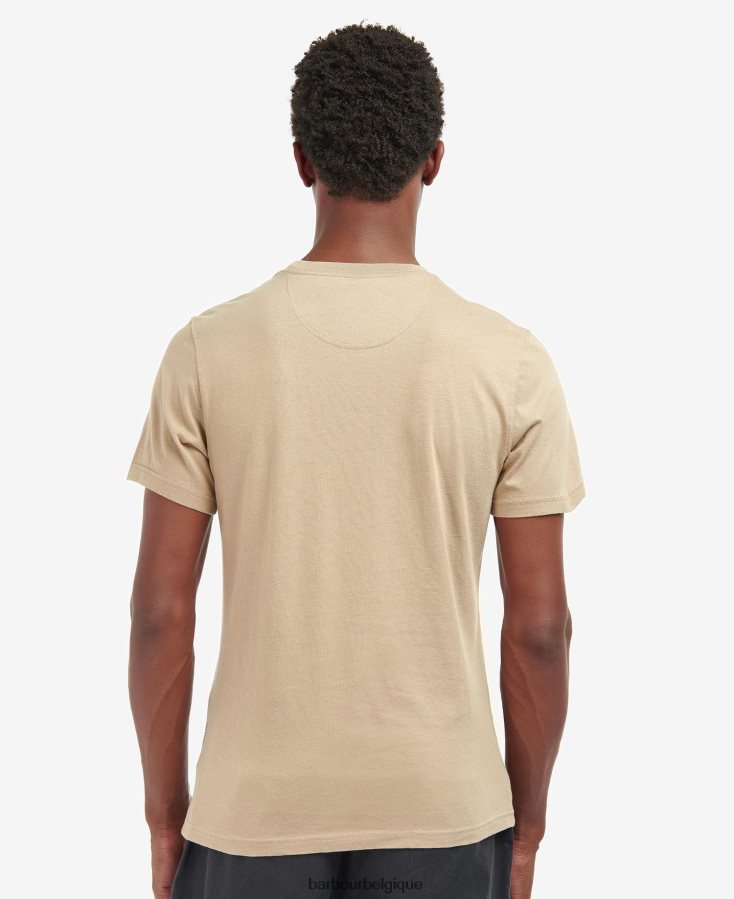 vêtements Barbour t-shirt normand pierre lavée Hommes T2L6ZP949