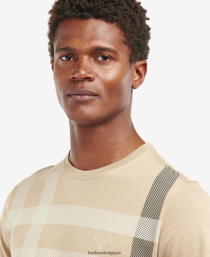 vêtements Barbour t-shirt normand pierre lavée Hommes T2L6ZP949