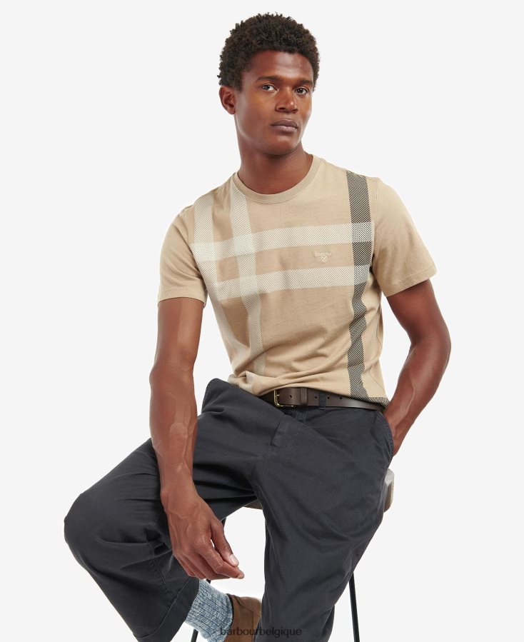 vêtements Barbour t-shirt normand pierre lavée Hommes T2L6ZP949