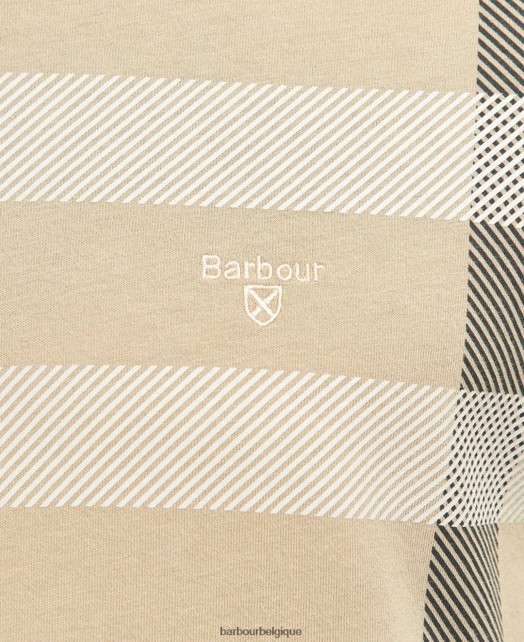 vêtements Barbour t-shirt normand pierre lavée Hommes T2L6ZP949