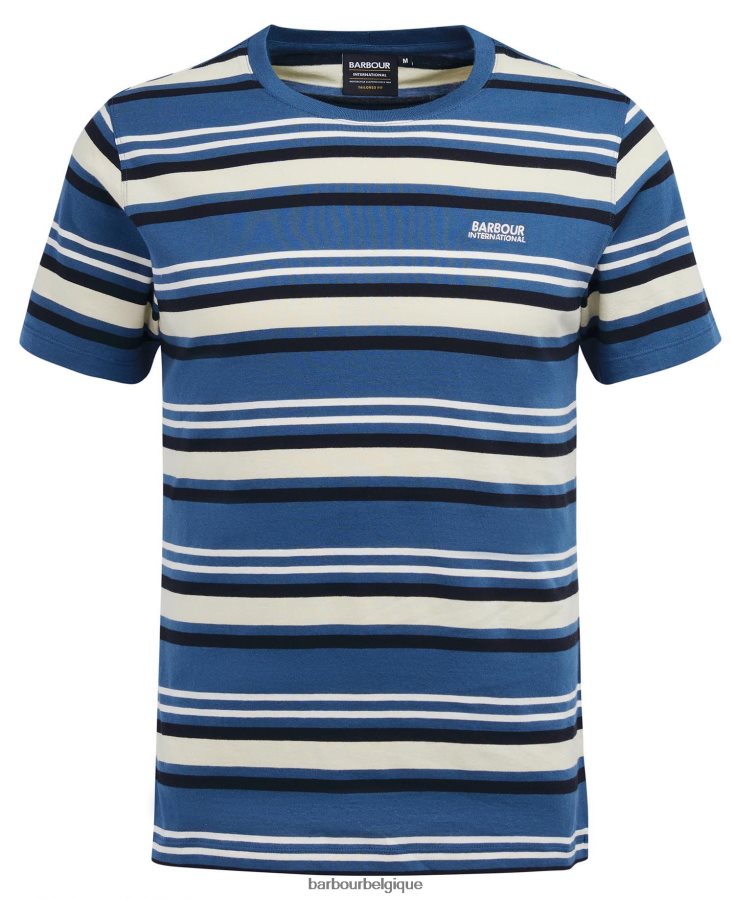 vêtements Barbour t-shirt norwood murmure blanc Hommes T2L6ZP891