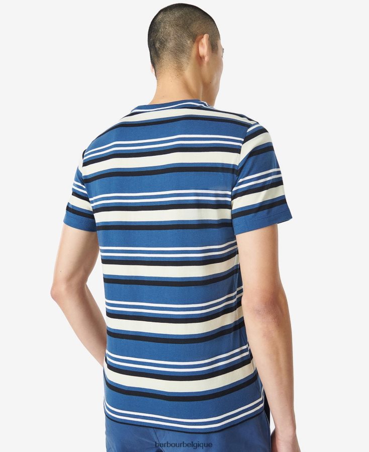 vêtements Barbour t-shirt norwood murmure blanc Hommes T2L6ZP891