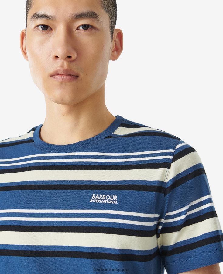 vêtements Barbour t-shirt norwood murmure blanc Hommes T2L6ZP891