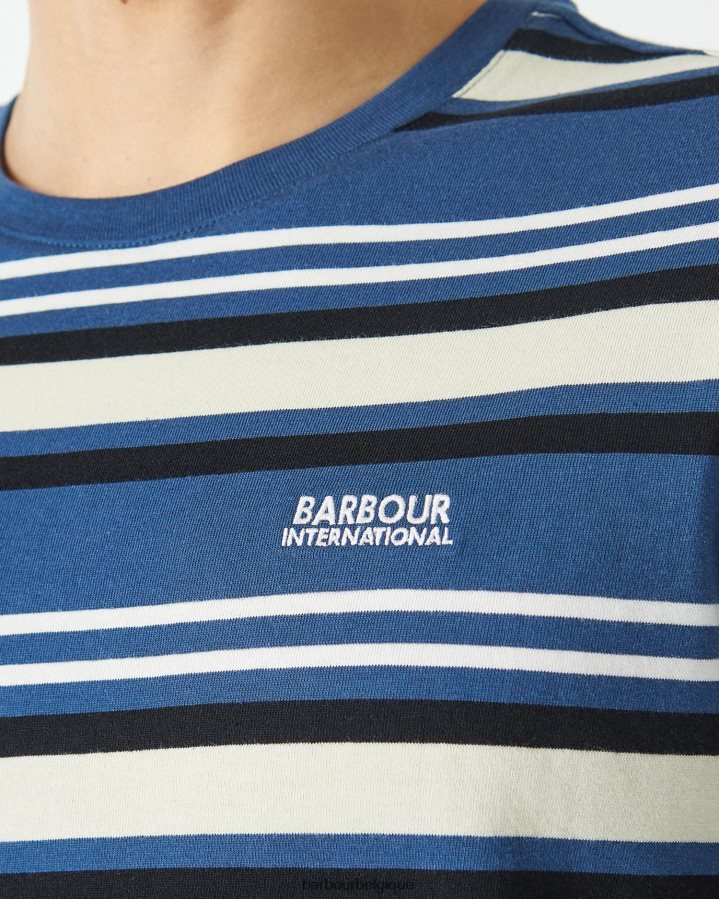 vêtements Barbour t-shirt norwood murmure blanc Hommes T2L6ZP891