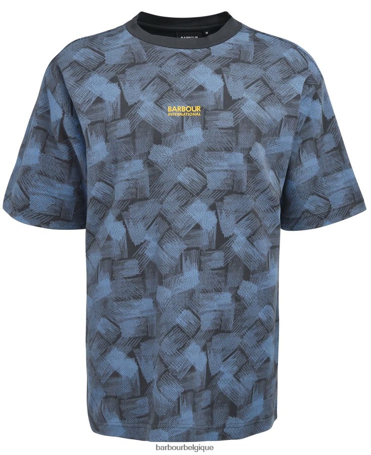 vêtements Barbour t-shirt oversize maxwell charbon Hommes T2L6ZP875