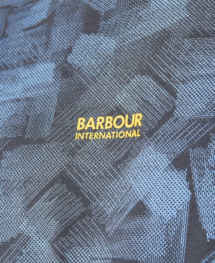 vêtements Barbour t-shirt oversize maxwell charbon Hommes T2L6ZP875