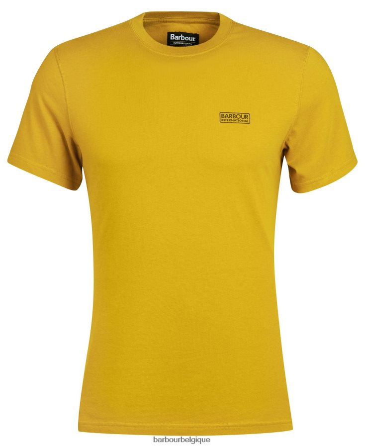 vêtements Barbour t-shirt à petit logo écorce de moutarde Hommes T2L6ZP974