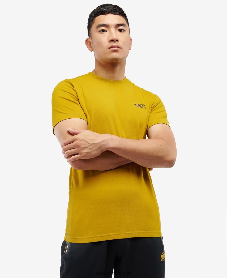 vêtements Barbour t-shirt à petit logo écorce de moutarde Hommes T2L6ZP974