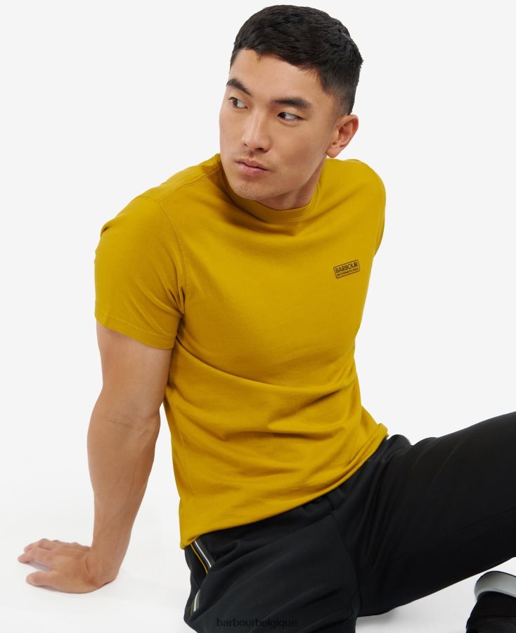 vêtements Barbour t-shirt à petit logo écorce de moutarde Hommes T2L6ZP974
