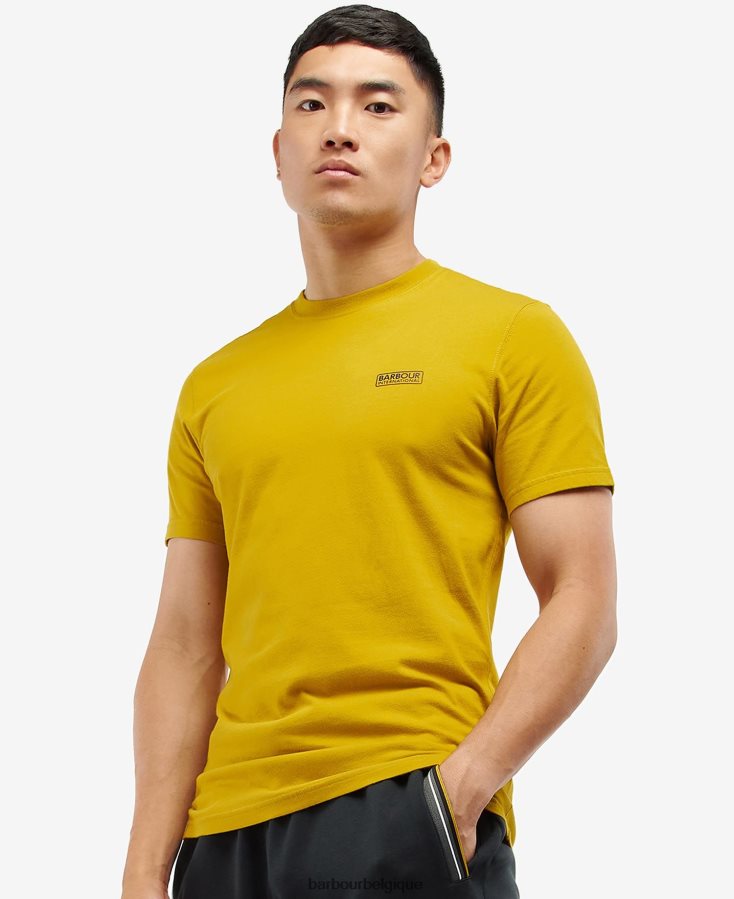 vêtements Barbour t-shirt à petit logo écorce de moutarde Hommes T2L6ZP974