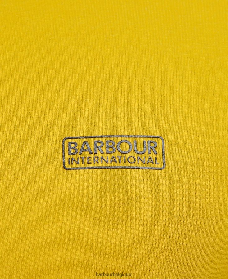 vêtements Barbour t-shirt à petit logo écorce de moutarde Hommes T2L6ZP974