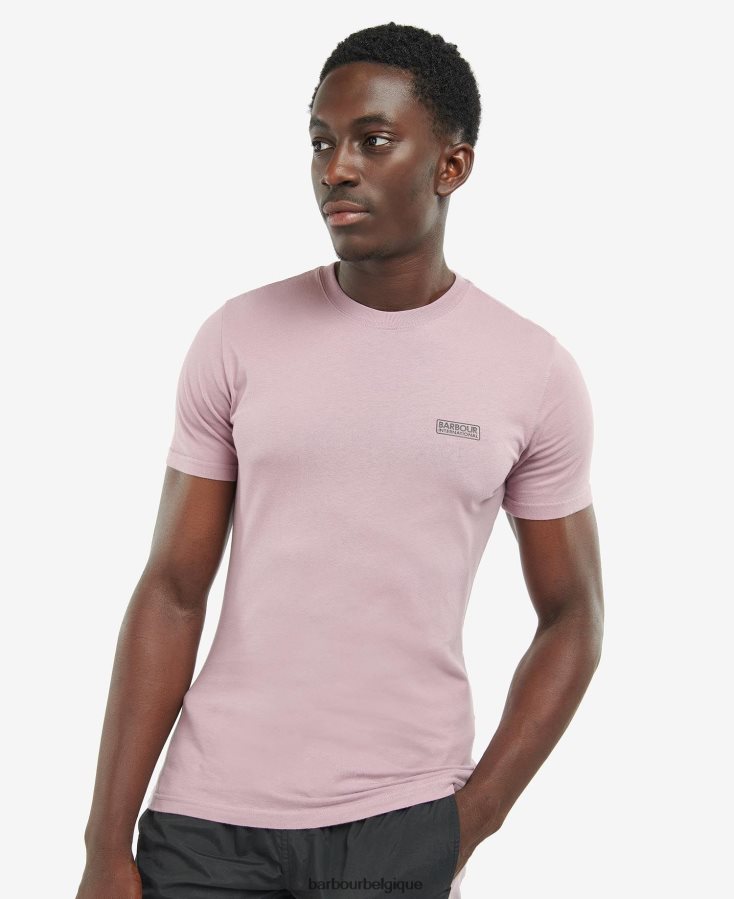 vêtements Barbour t-shirt à petit logo mauve Hommes T2L6ZP813