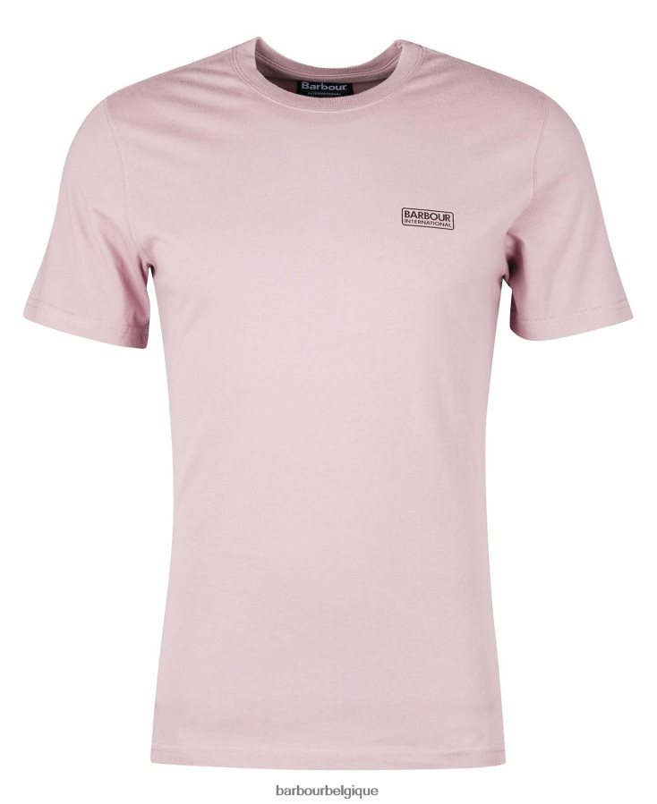 vêtements Barbour t-shirt à petit logo mauve Hommes T2L6ZP813