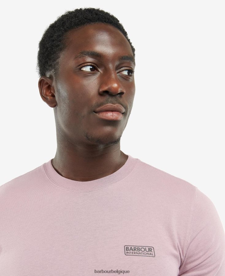 vêtements Barbour t-shirt à petit logo mauve Hommes T2L6ZP813