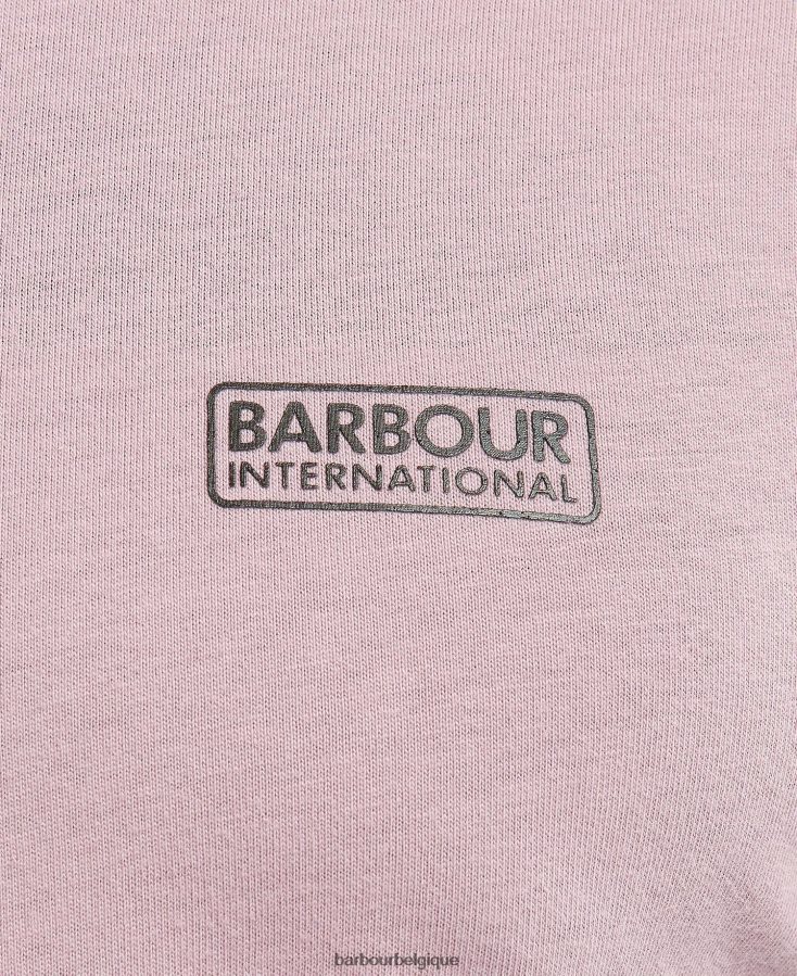 vêtements Barbour t-shirt à petit logo mauve Hommes T2L6ZP813