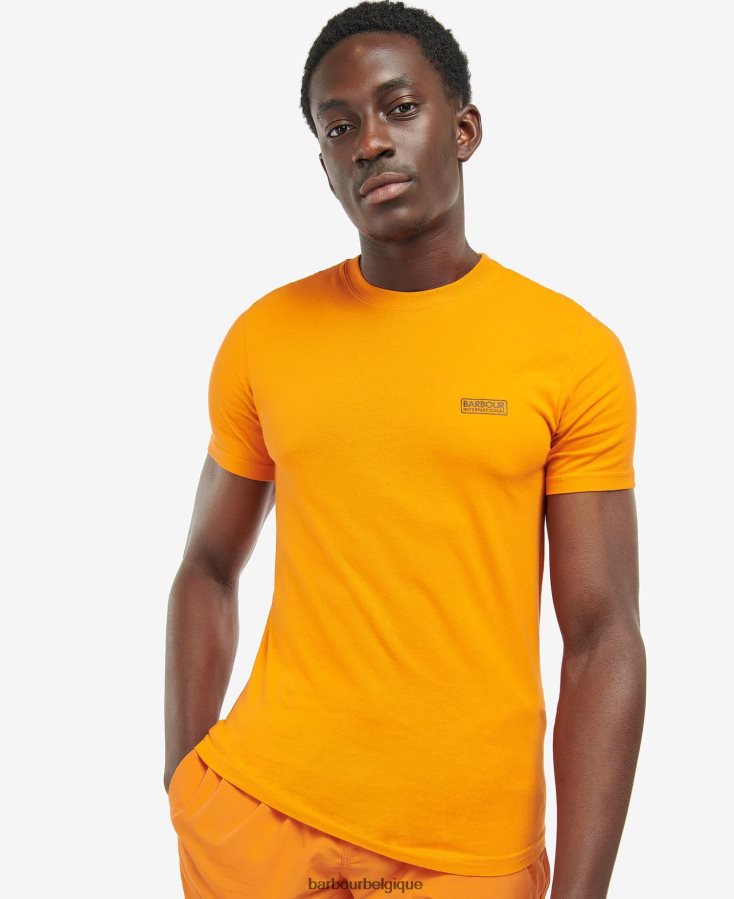 vêtements Barbour t-shirt à petit logo mauve Hommes T2L6ZP920