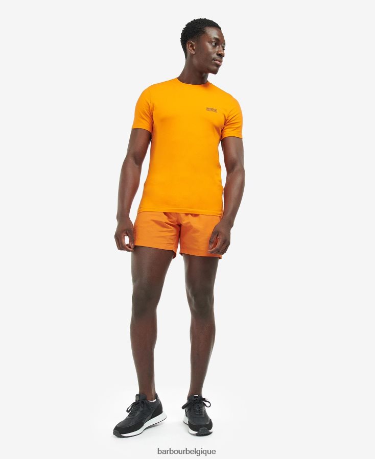 vêtements Barbour t-shirt à petit logo mauve Hommes T2L6ZP920