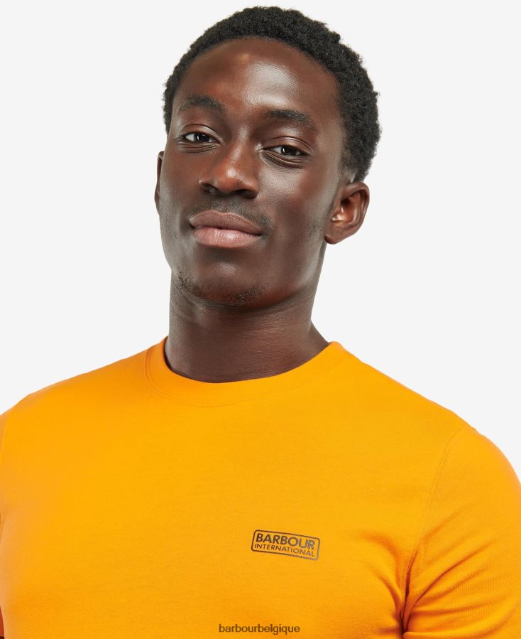 vêtements Barbour t-shirt à petit logo mauve Hommes T2L6ZP920