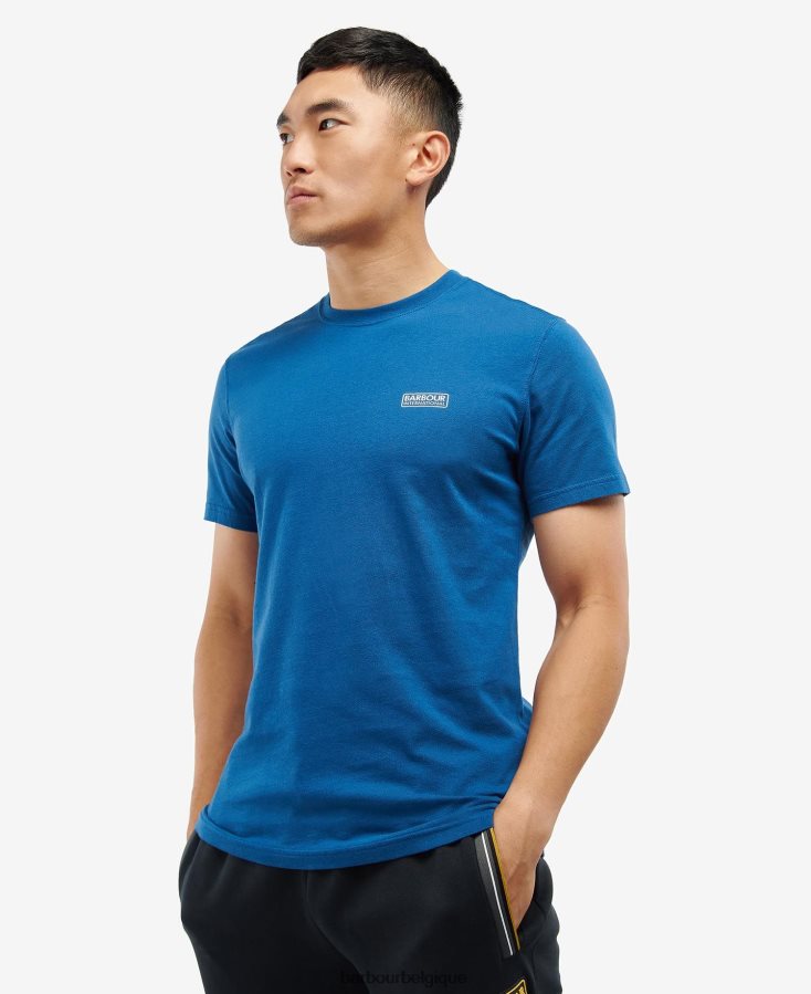 vêtements Barbour t-shirt à petit logo vert kombu Hommes T2L6ZP975