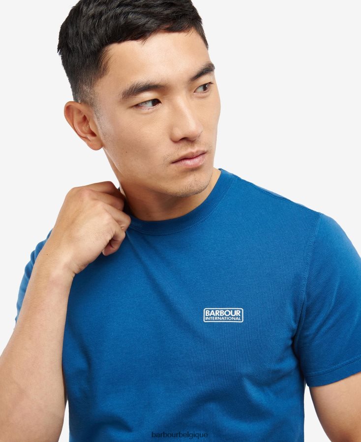 vêtements Barbour t-shirt à petit logo vert kombu Hommes T2L6ZP975