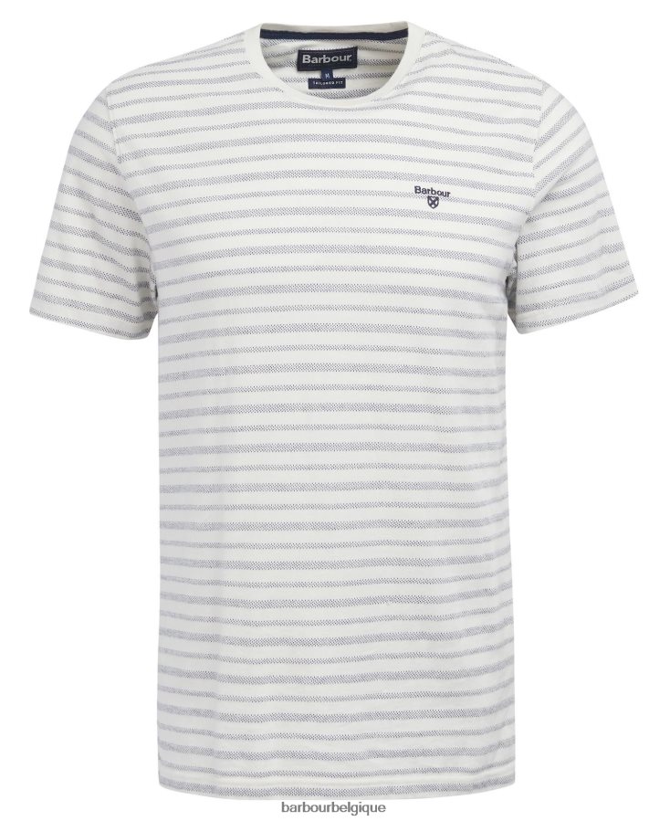 vêtements Barbour t-shirt piqué billingham tige de maïs Hommes T2L6ZP782