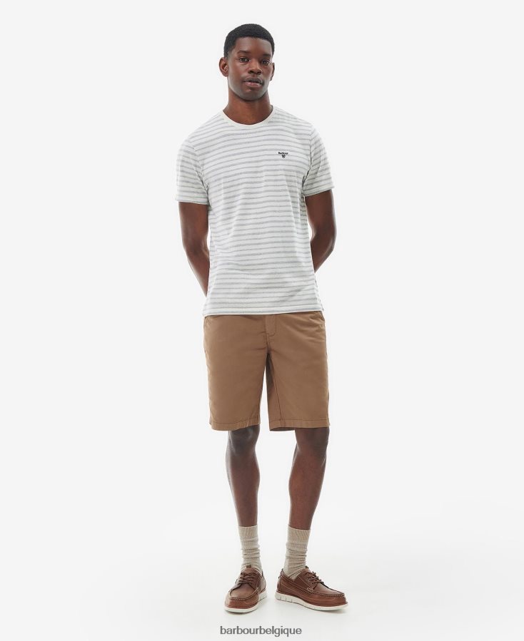 vêtements Barbour t-shirt piqué billingham tige de maïs Hommes T2L6ZP782