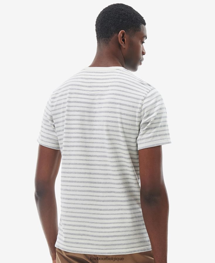 vêtements Barbour t-shirt piqué billingham tige de maïs Hommes T2L6ZP782