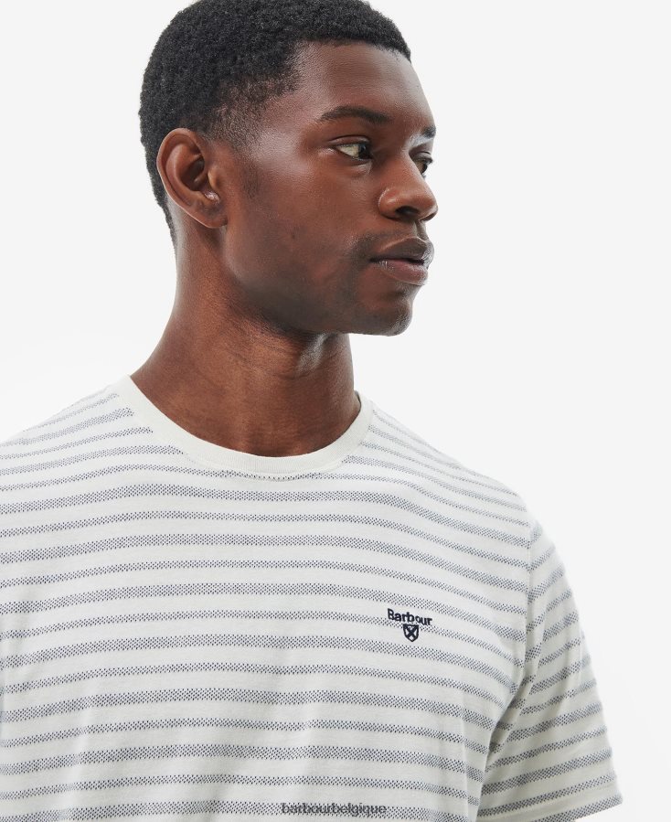 vêtements Barbour t-shirt piqué billingham tige de maïs Hommes T2L6ZP782