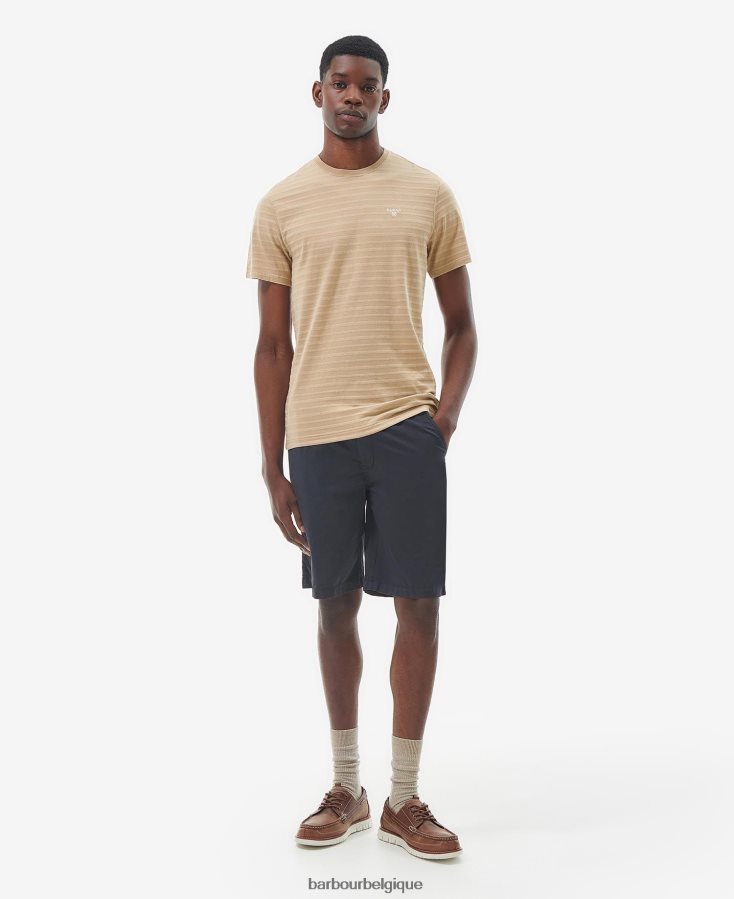 vêtements Barbour t-shirt piqué billingham tige de maïs Hommes T2L6ZP901