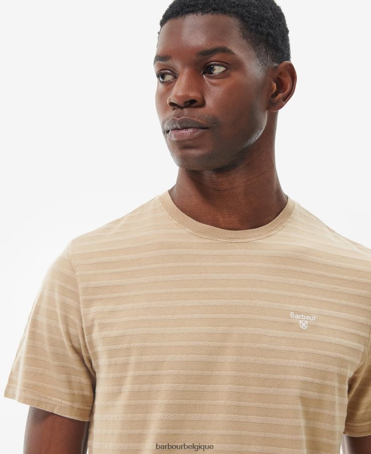 vêtements Barbour t-shirt piqué billingham tige de maïs Hommes T2L6ZP901