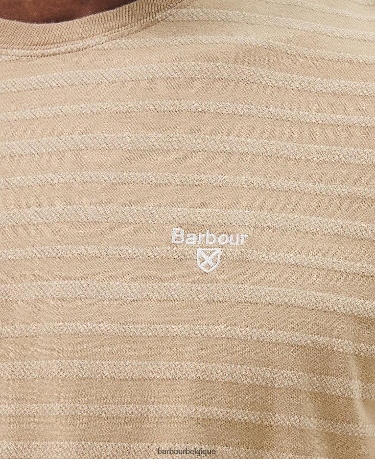 vêtements Barbour t-shirt piqué billingham tige de maïs Hommes T2L6ZP901