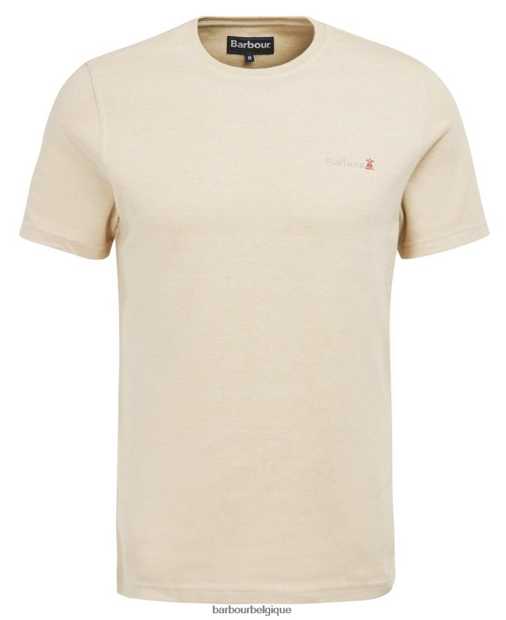 vêtements Barbour t-shirt pluckley olive brûlée Hommes T2L6ZP761