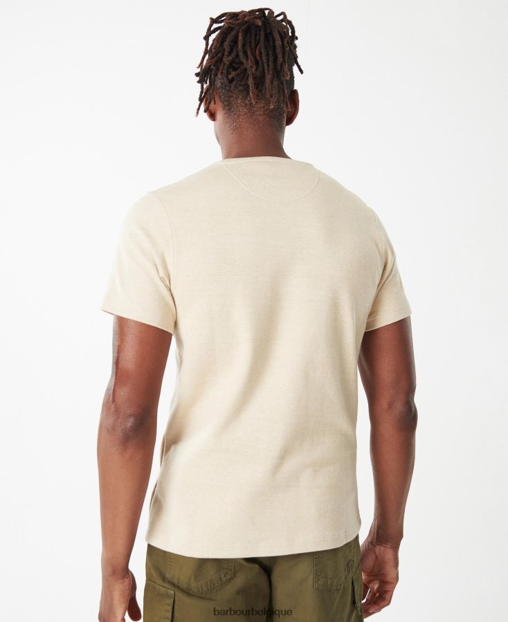 vêtements Barbour t-shirt pluckley olive brûlée Hommes T2L6ZP761
