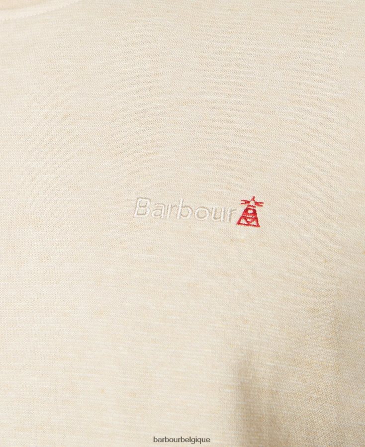 vêtements Barbour t-shirt pluckley olive brûlée Hommes T2L6ZP761
