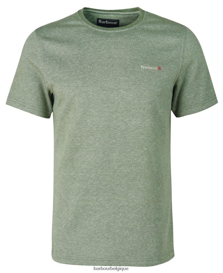 vêtements Barbour t-shirt pluckley olive brûlée Hommes T2L6ZP764