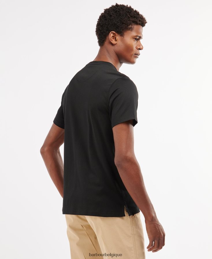 vêtements Barbour t-shirt à poche dure blanc Hommes T2L6ZP857