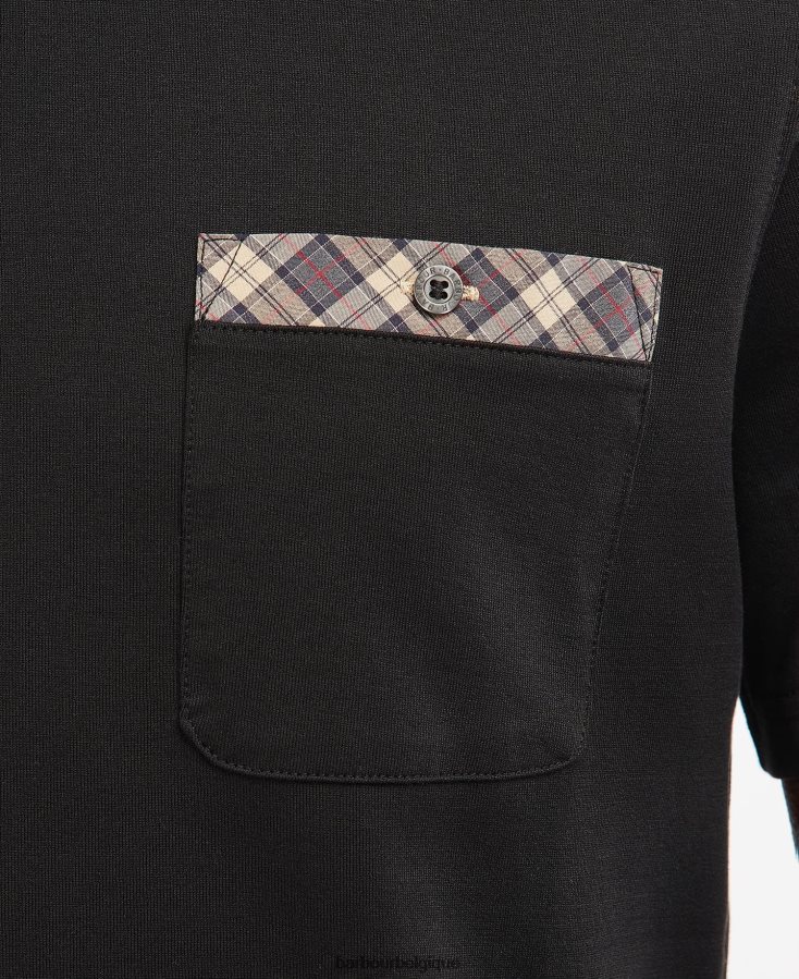 vêtements Barbour t-shirt à poche dure blanc Hommes T2L6ZP857