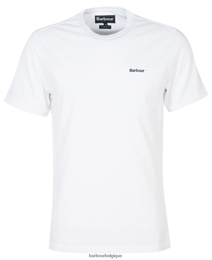 vêtements Barbour t-shirt à poche langdon marine classique Hommes T2L6ZP900